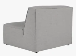 Modulsofa hjørne grå - 93x93x73 cm