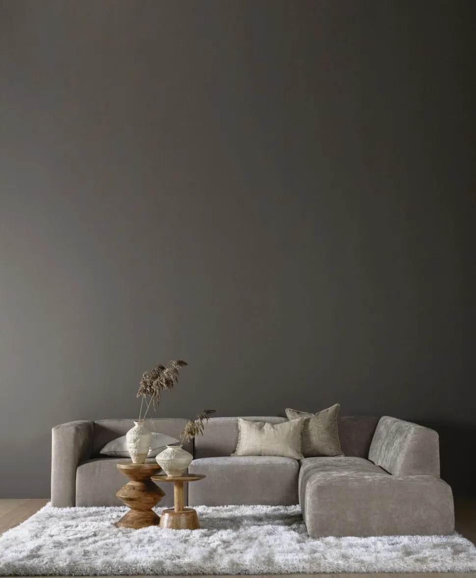 Modulsofa hjørne grå - 93x93x73 cm