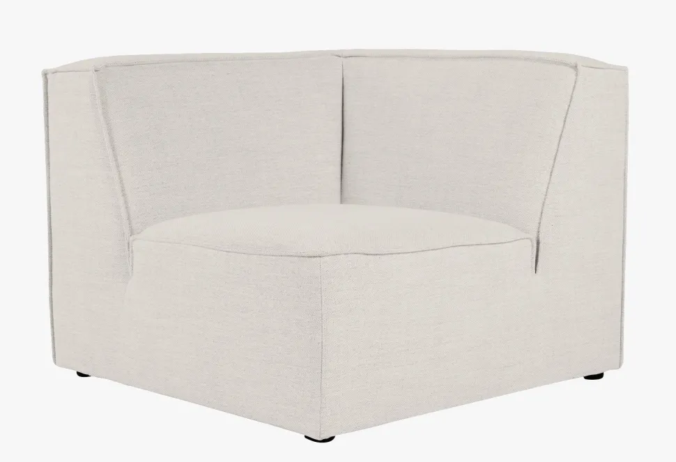 Modulsofa hjørne natur - 90x93x73 cm