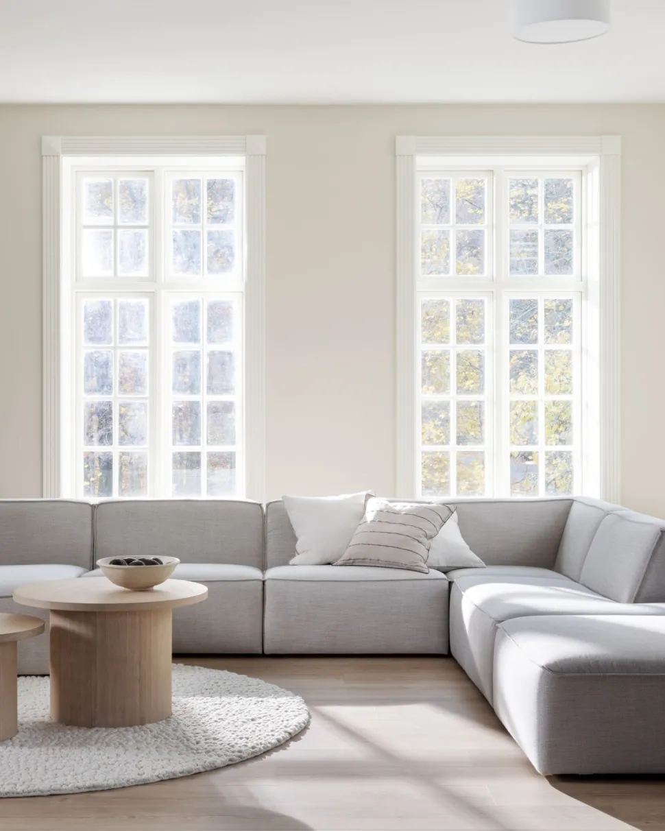 Modulsofa hjørne natur - 90x93x73 cm