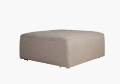 Modulsofa puff beige - 93x93x44 cm