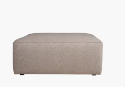 Modulsofa puff beige - 93x93x44 cm