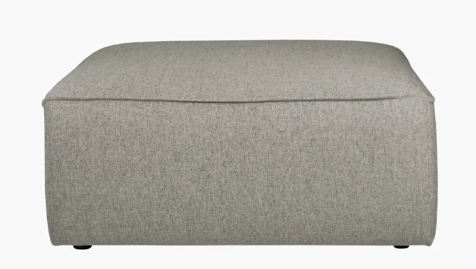 Modulsofa puff grå - 90x93x73 cm