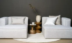 Modulsofa sjeselong høyre natur - 114x154x73 cm