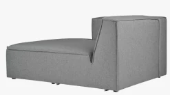 Modulsofa sjeselong venstre grå - 114x154x73 cm