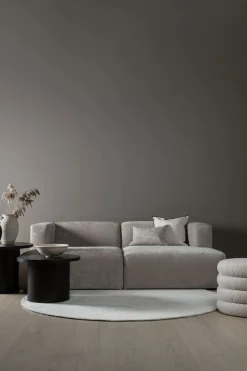 Modulsofa sjeselong venstre grå - 114x154x73 cm