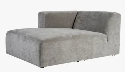 Modulsofa sjeselong venstre grå - 114x154x73 cm