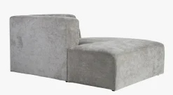 Modulsofa sjeselong venstre grå - 114x154x73 cm
