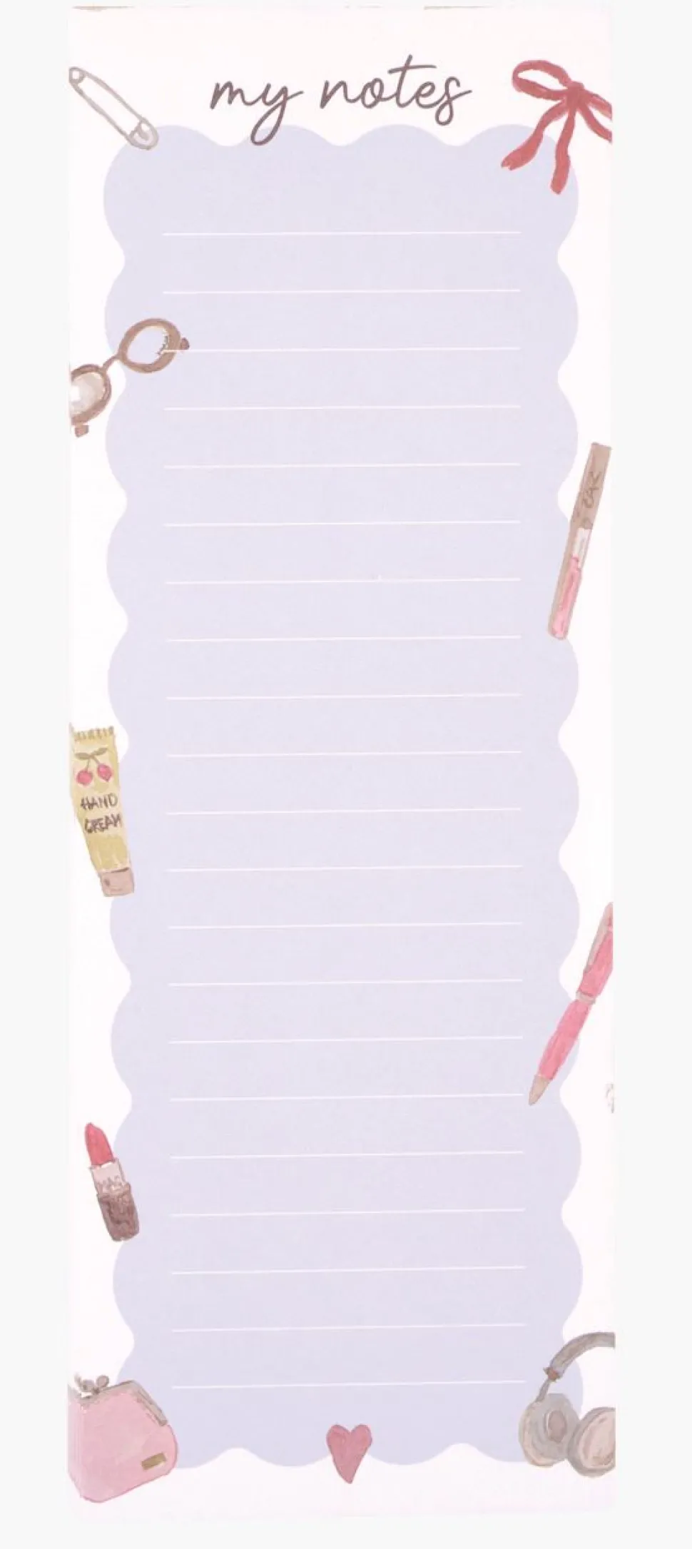 Notatblokk multi - 7,5x21x0,8 cm