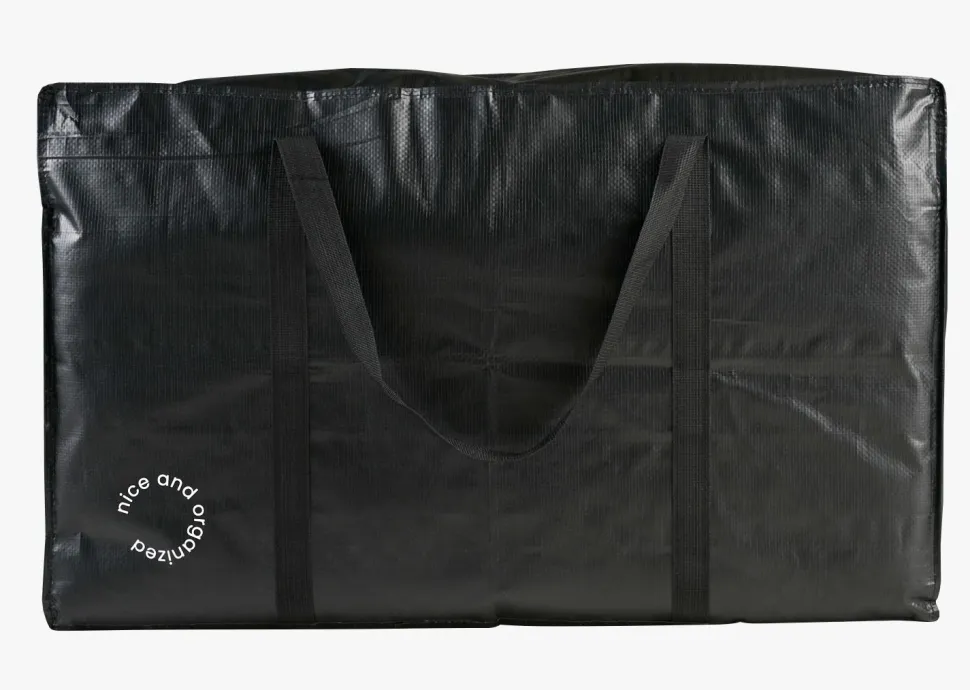 Oppbevarings bag svart - 38x80x49 cm