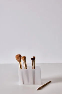 Oppbevaringsboks frostet - 5,6x13,5x10,2 cm