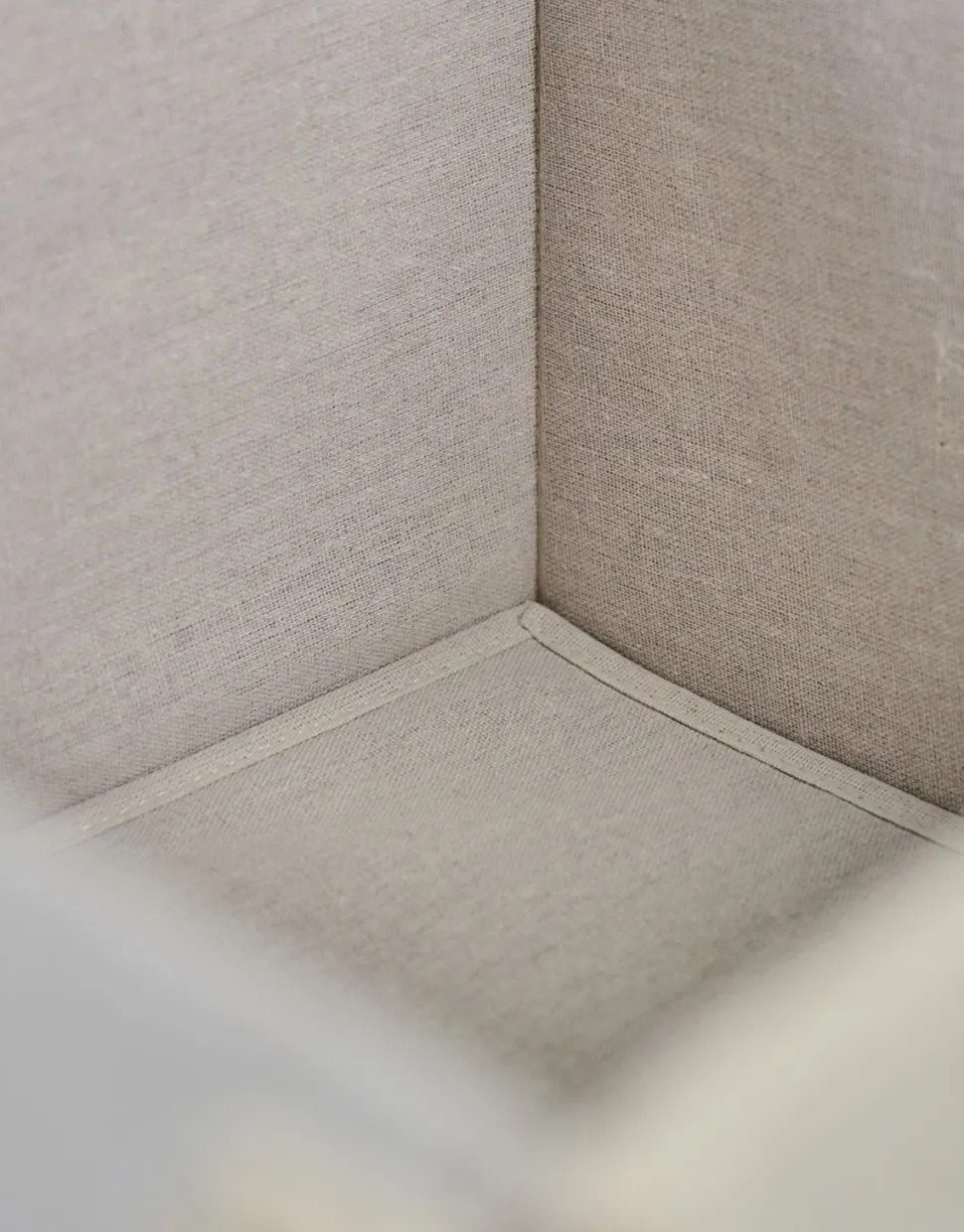 Oppbevaringsboks lys natur - 30x30x16 cm