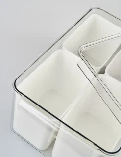 Oppbevaringsboks offwhite - 21x32,5x15,5 cm