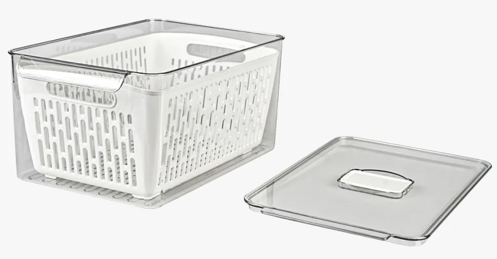 Oppbevaringsboks offwhite - 21x32,5x15,5 cm