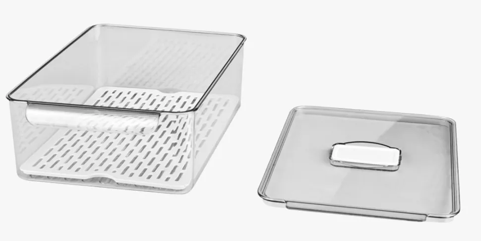 Oppbevaringsboks offwhite - 11x34x9 cm