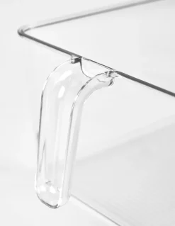 Oppbevaringsboks transparent - 12,5x30x11 cm