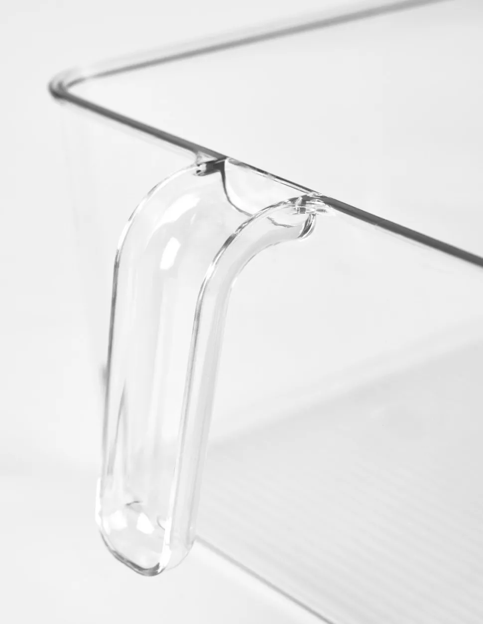 Oppbevaringsboks transparent - 12,5x30x11 cm