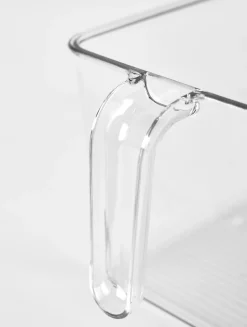 Oppbevaringsboks transparent - 12,5x30x11 cm
