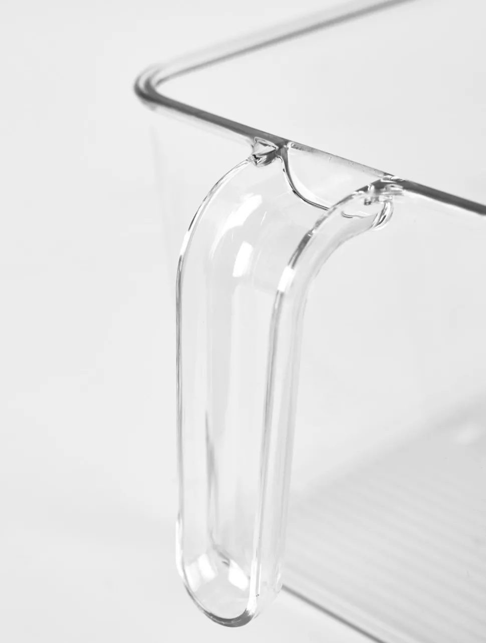 Oppbevaringsboks transparent - 12,5x30x11 cm