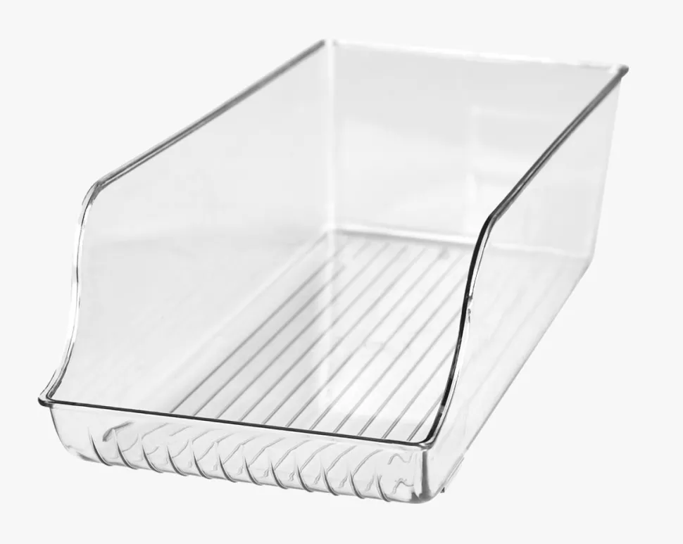 Oppbevaringsboks transparent - 35x15x10 cm