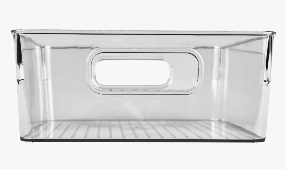 Oppbevaringsboks transparent - 20x27,5x8,5 cm