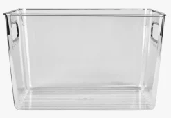 Oppbevaringsboks transparent - 22x29x17 cm