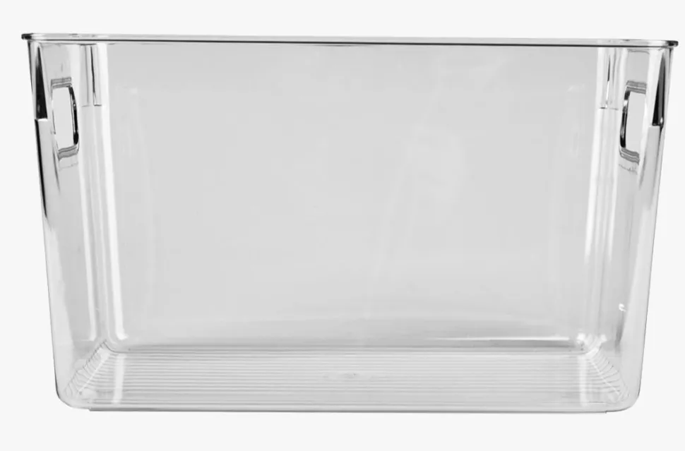 Oppbevaringsboks transparent - 22x29x17 cm
