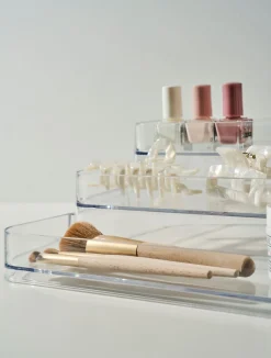 Oppbevaringsstativ transparent - 24,3x26,6x10,3 cm