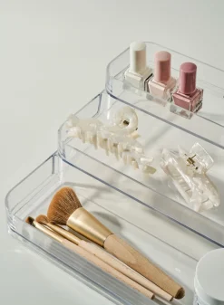 Oppbevaringsstativ transparent - 24,3x26,6x10,3 cm
