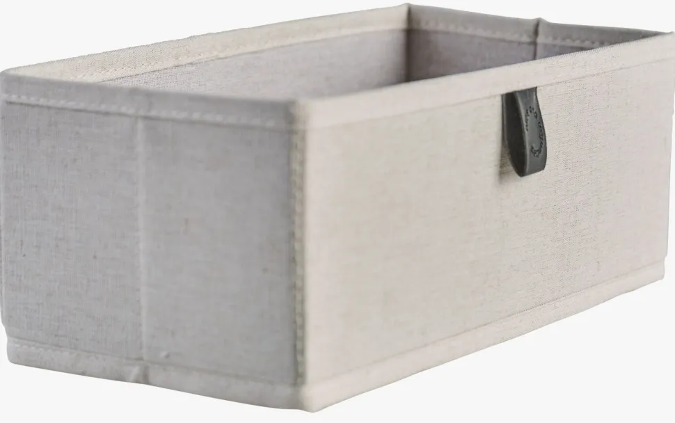 Organiseringsboks lys natur - 42x28x11 cm
