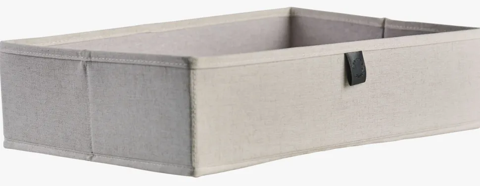 Organiseringsboks lys natur - 42x28x11 cm