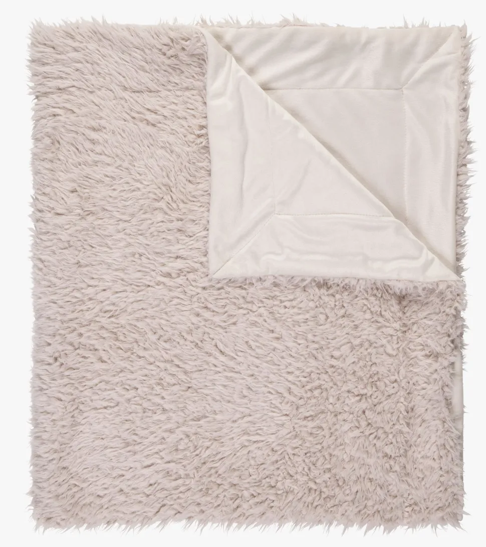 Pelspledd offwhite - 120x160 cm