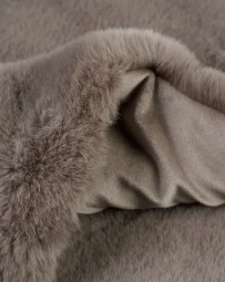 Pelspledd taupe - 130x170 cm
