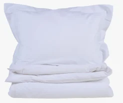 Percale sengesett hvit - 140x200 cm
