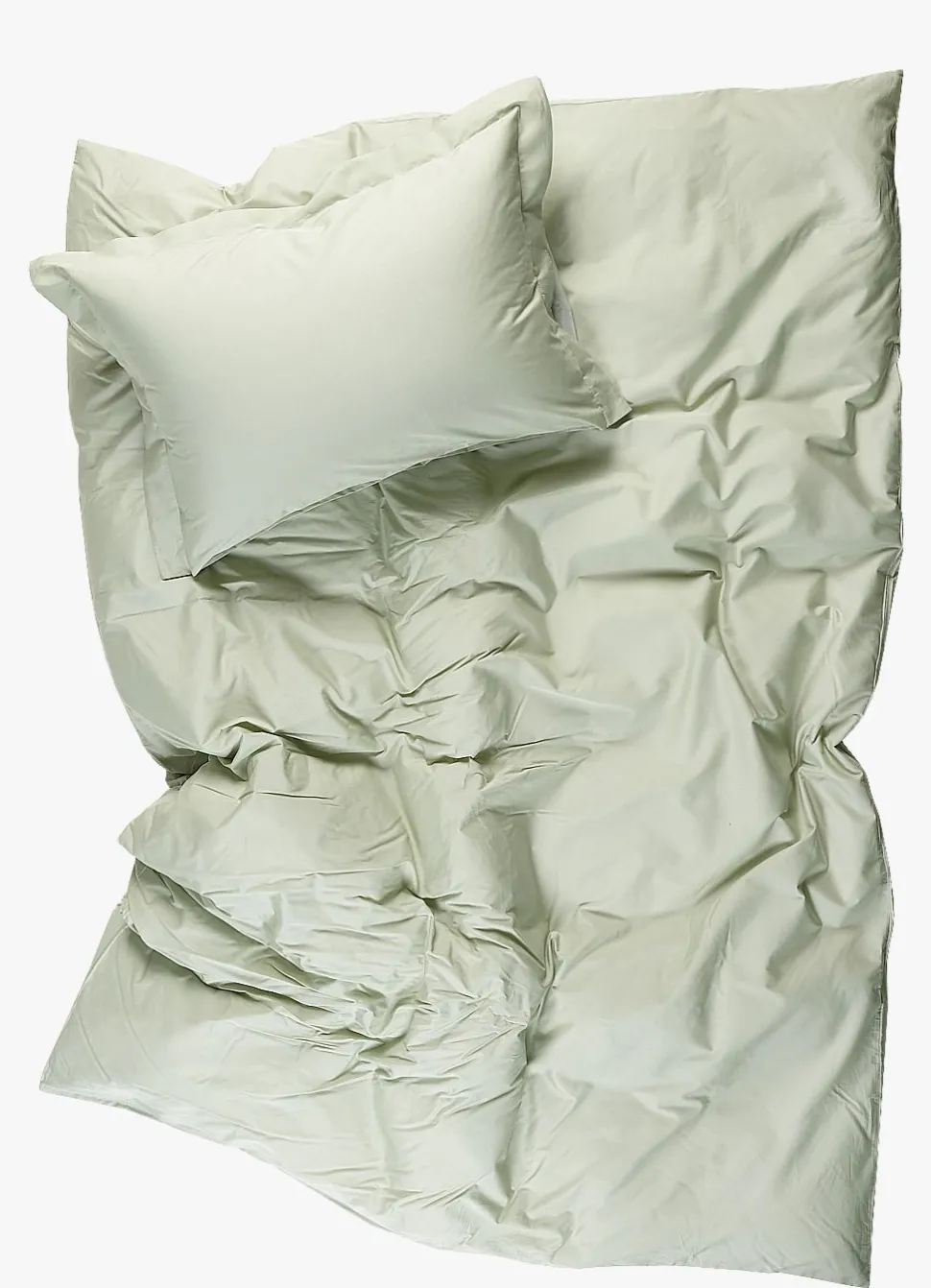 Percale sengesett lindegrønn - 140x200 cm
