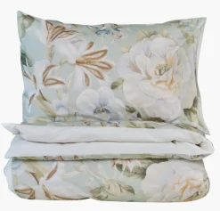 Percale sengesett multi grønn - 140x200 cm