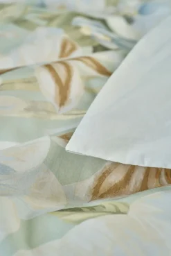 Percale sengesett multi grønn - 140x200 cm
