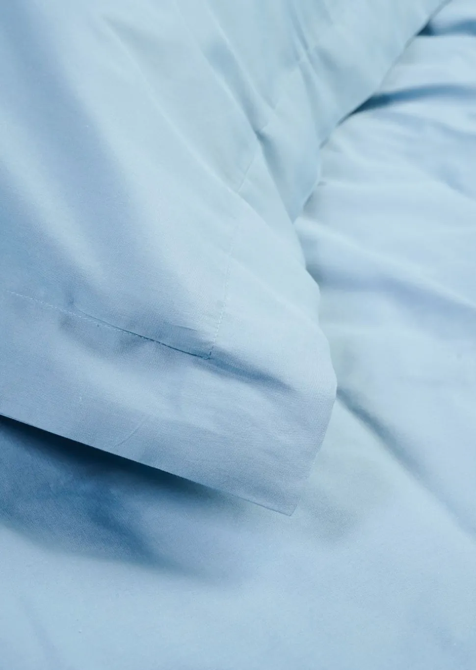 Percale sengesett tåkeblå - 140x200 cm