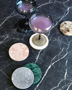 6pk drikkebrikke multi - ø10 cm