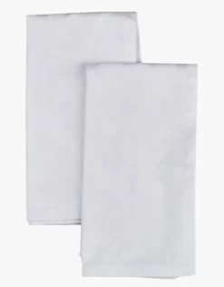 2pk tøyserviett hvit - 45x45 cm