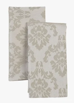 2pk tøyservietter beige - 45x45 cm