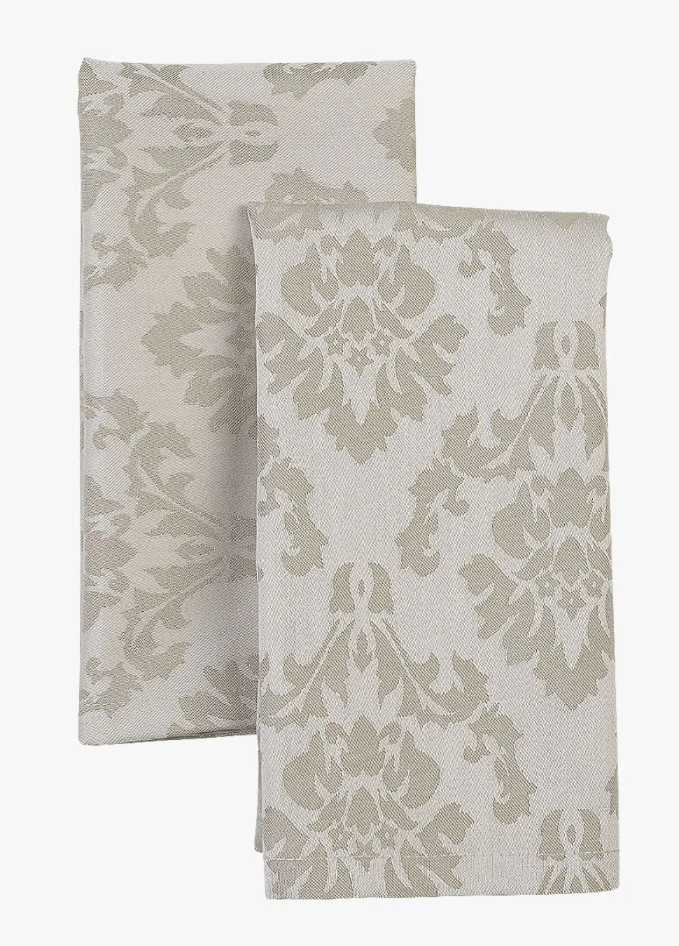 2pk tøyservietter beige - 45x45 cm