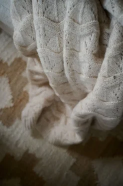 Pledd beige - 130x170 cm