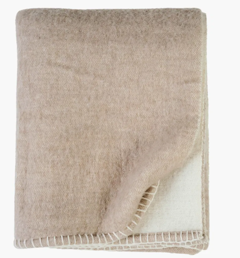 Pledd beige - 130x170 cm