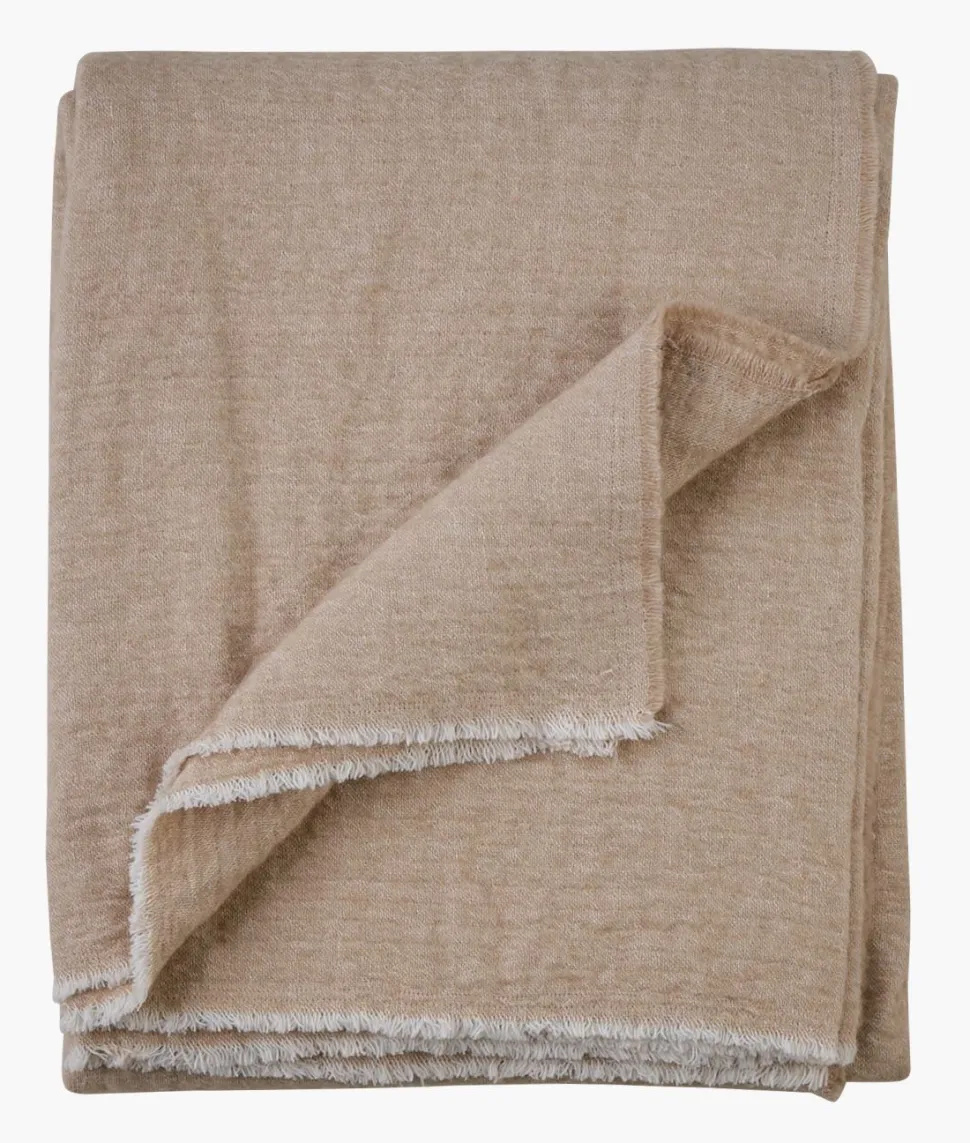 Pledd beige - 130x170 cm