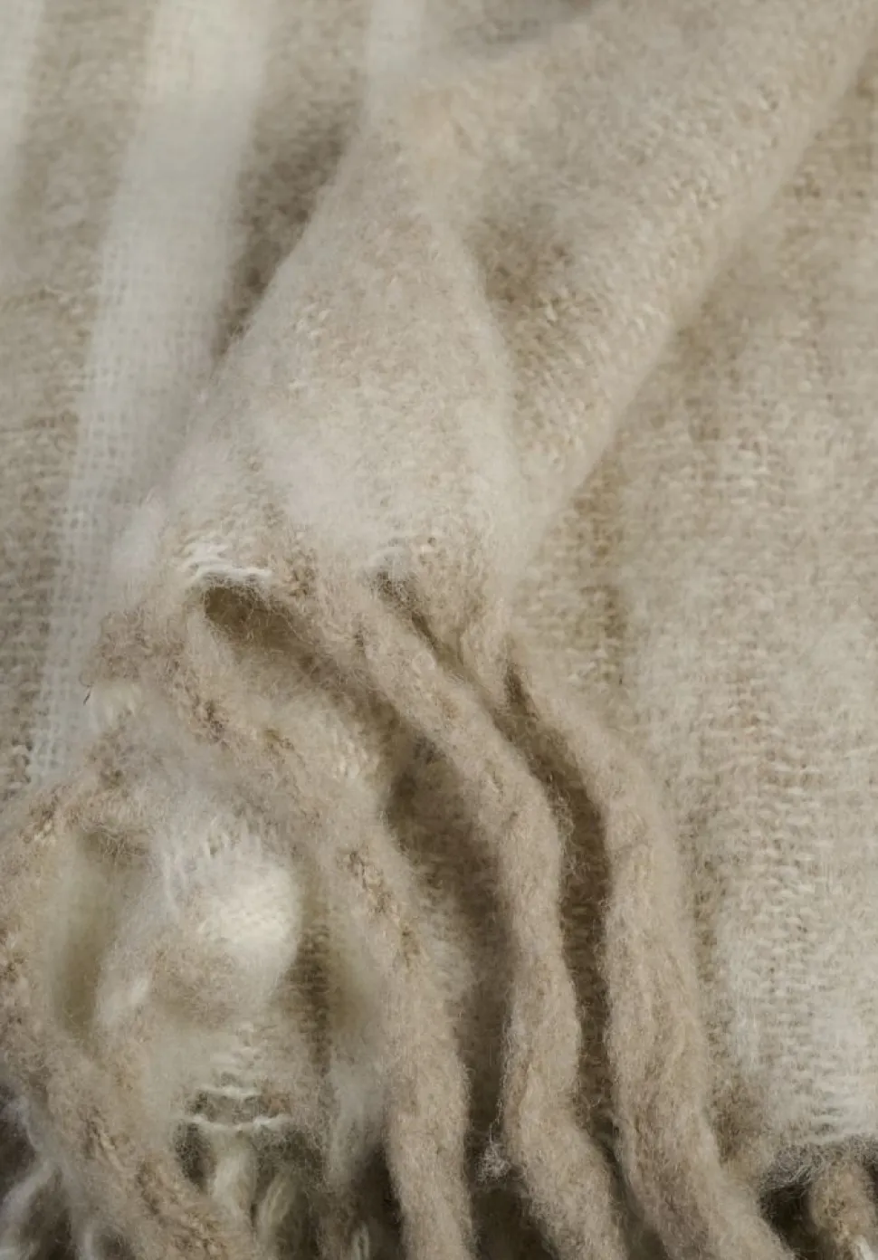 Pledd multi beige - 130x170 cm