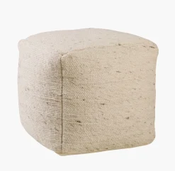 Puff beige - 40x40x40 cm