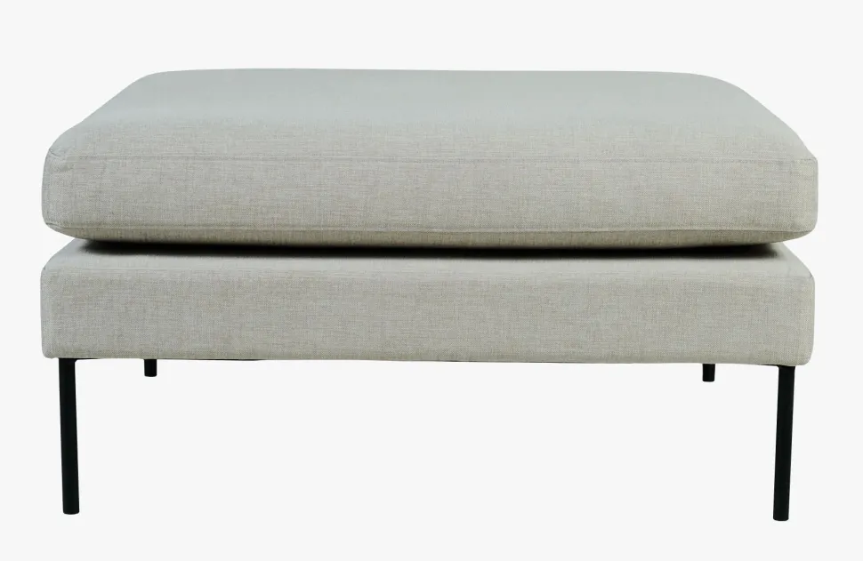 Puff beige - 90x90x47 cm