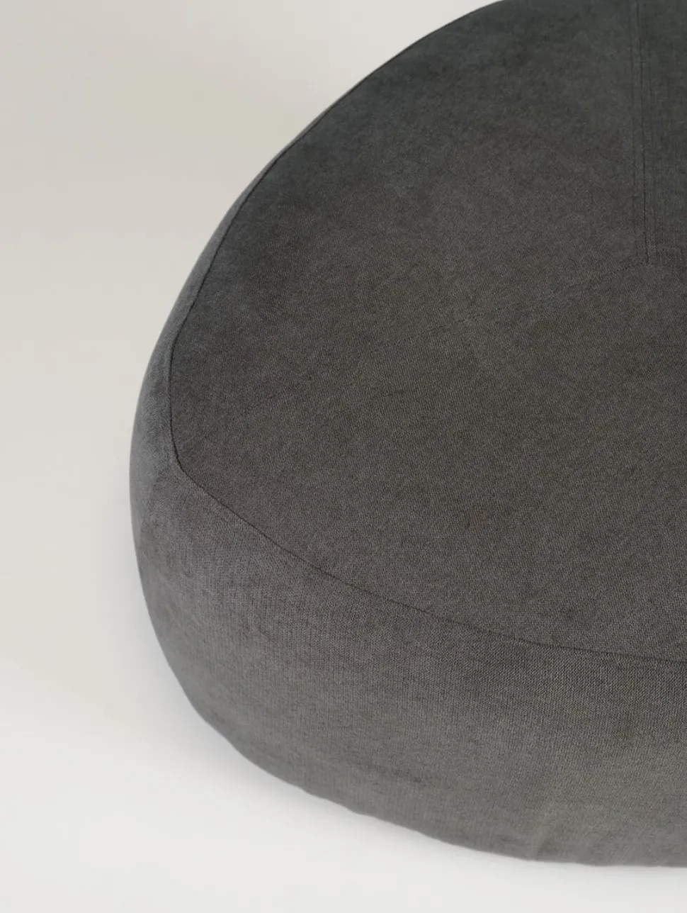 Puff brun - 65x65x38 cm