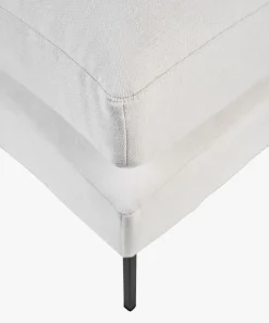 Puff hvit - 90x90x50 cm